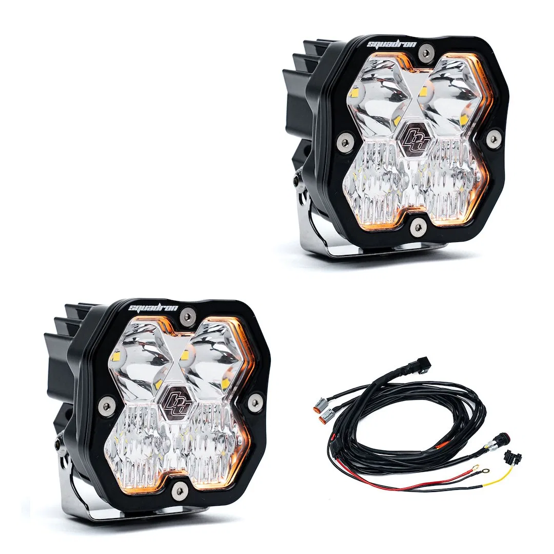 55-7803-2 – BAJA DESIGN Driving/ Fog Light, LED Bulb Square 30 Watt Bulbs Amp Draw 2.2 AMP At 13.8 Volt 12 To 32 Volt...